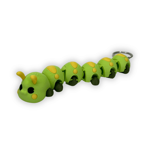 Nyckelring Larv 3D printad