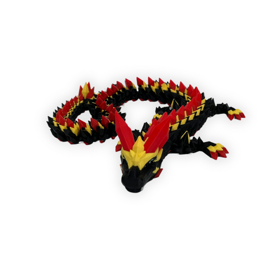 Crystal dragon - 3D printad Brynäsdrake (57cm)