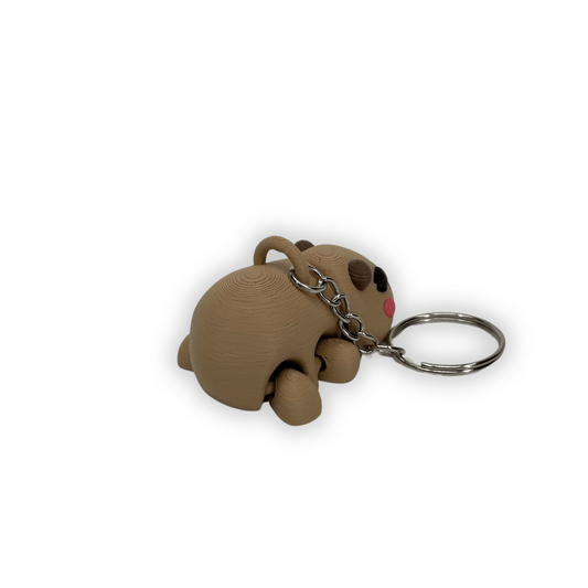 Nyckelring Capybara 2 delad