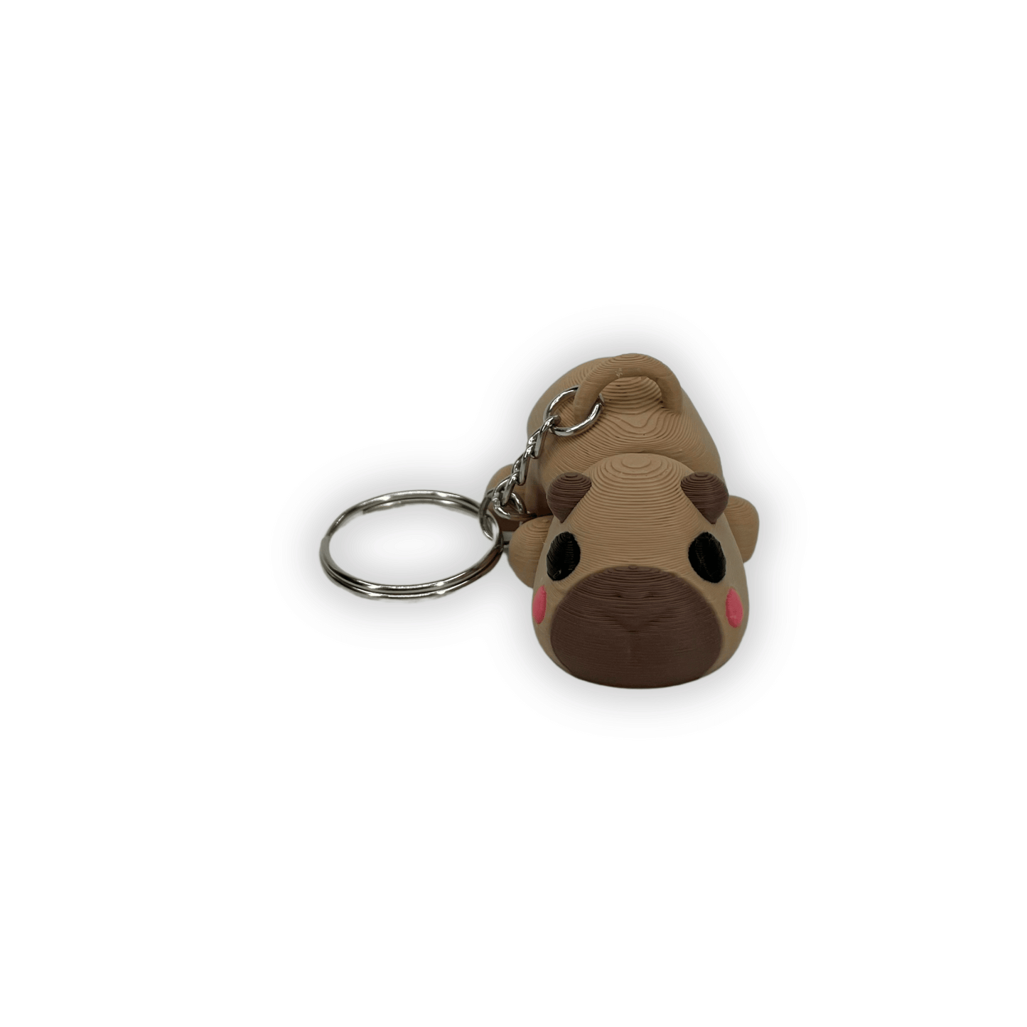 Nyckelring Capybara 2 delad