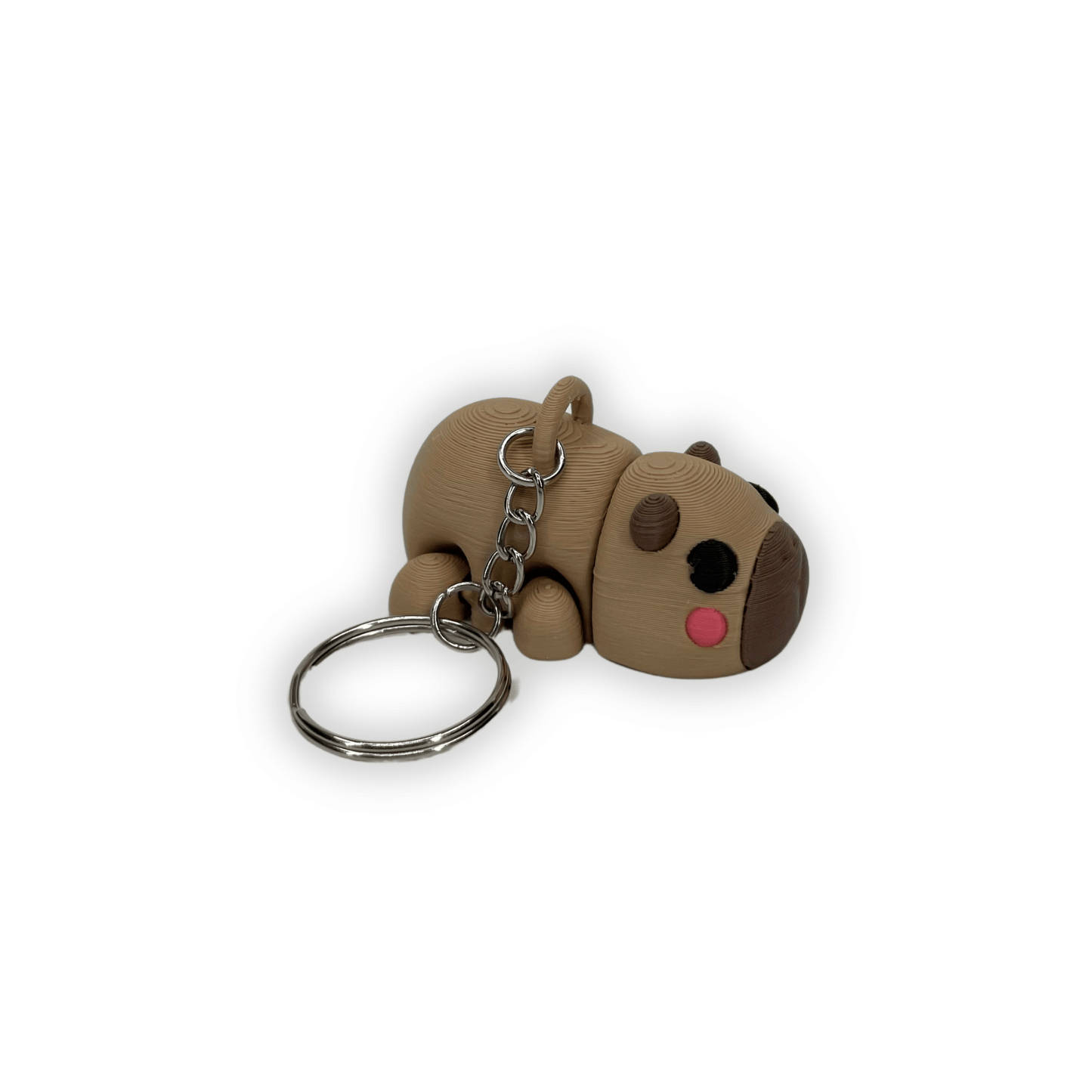 Nyckelring Capybara 2 delad