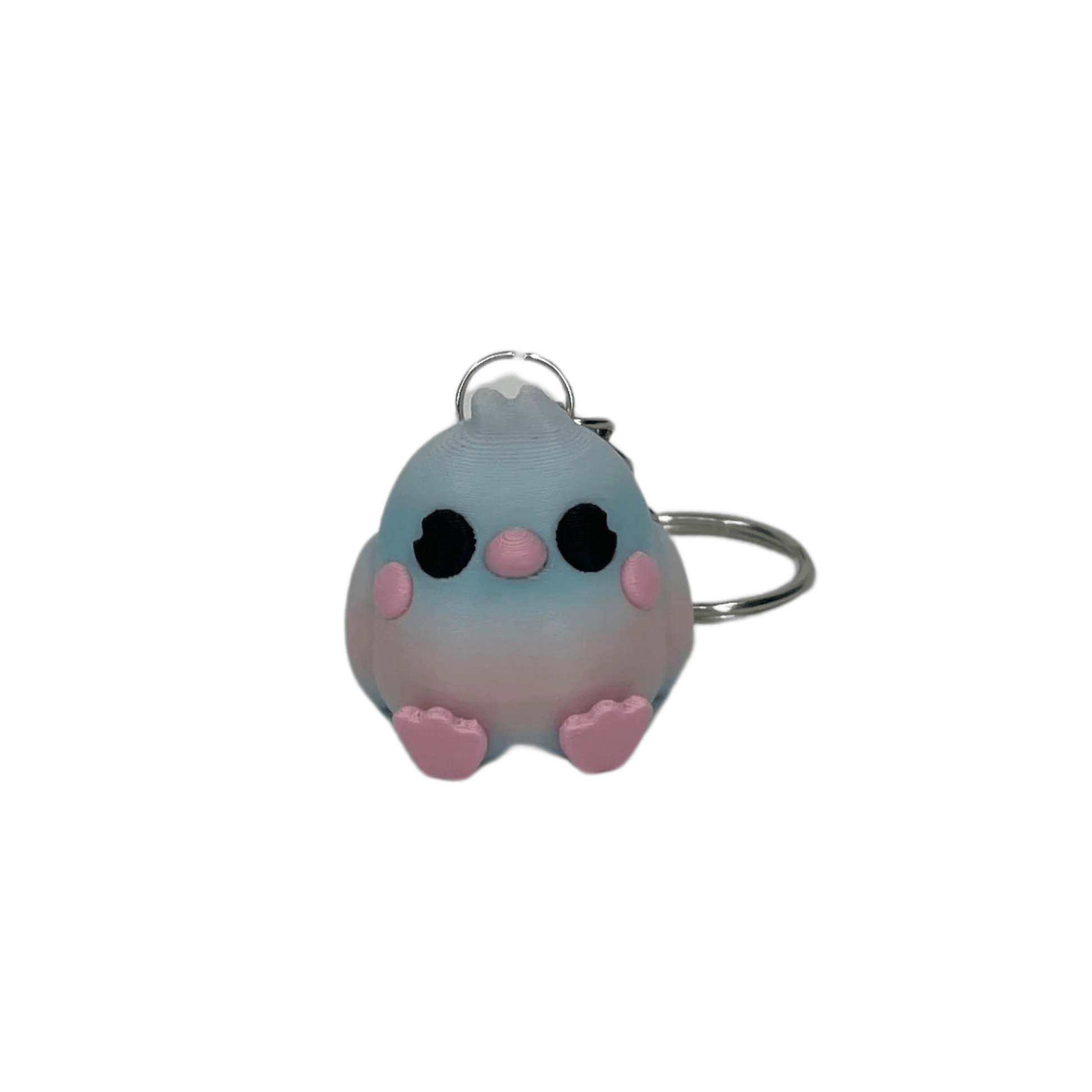 Nyckelring Kyckling 3D-printad - Figurfabriken3D