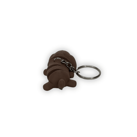 Nyckelring hund 3D Printad - Figurfabriken3D