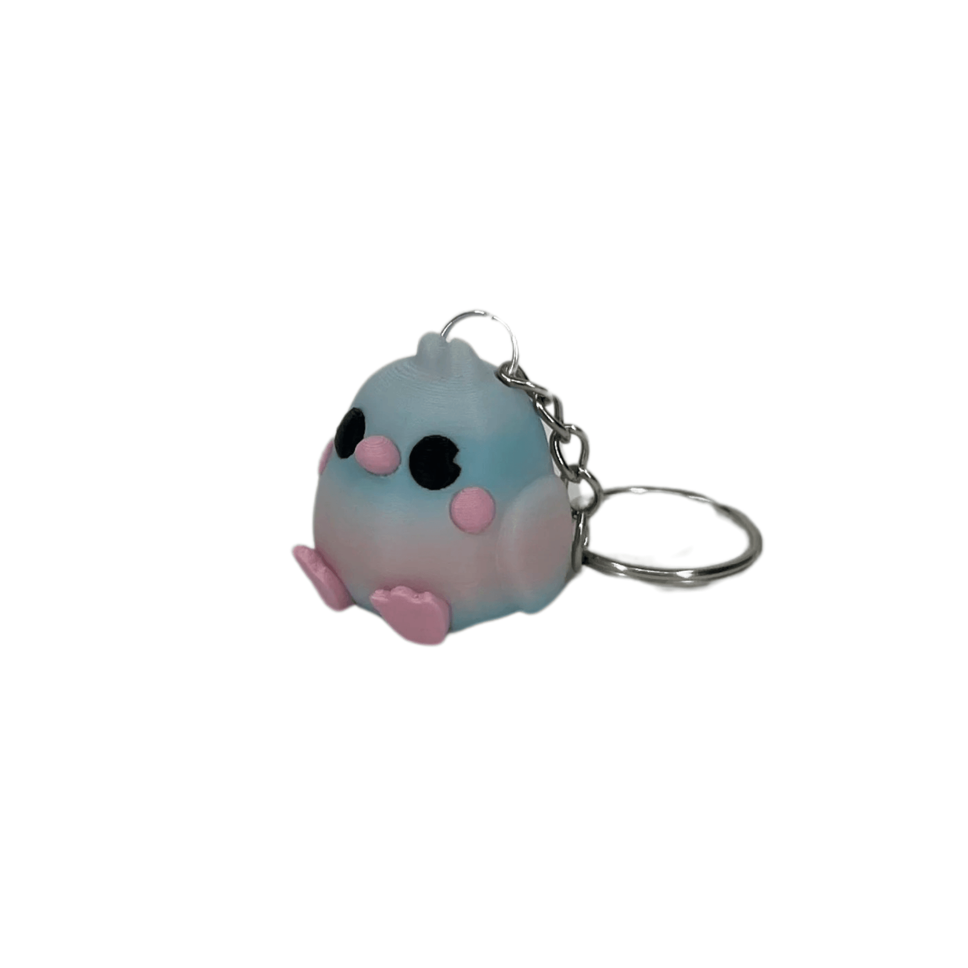 Nyckelring Kyckling 3D-printad - Figurfabriken3D