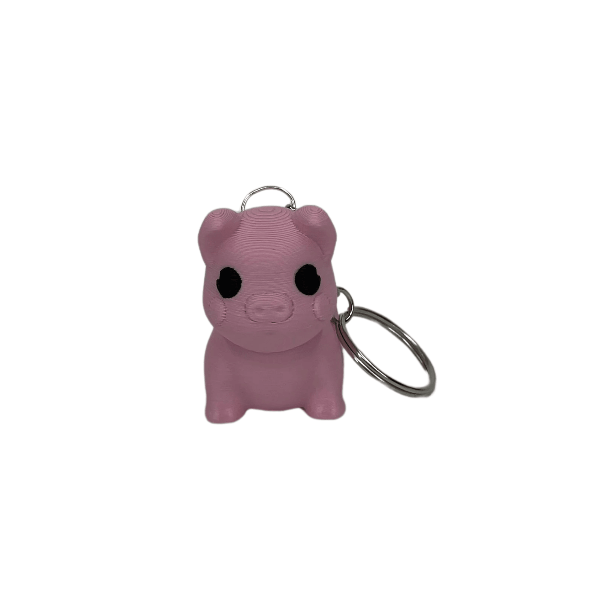 Nyckelring Gris 3D-printad - Figurfabriken3D