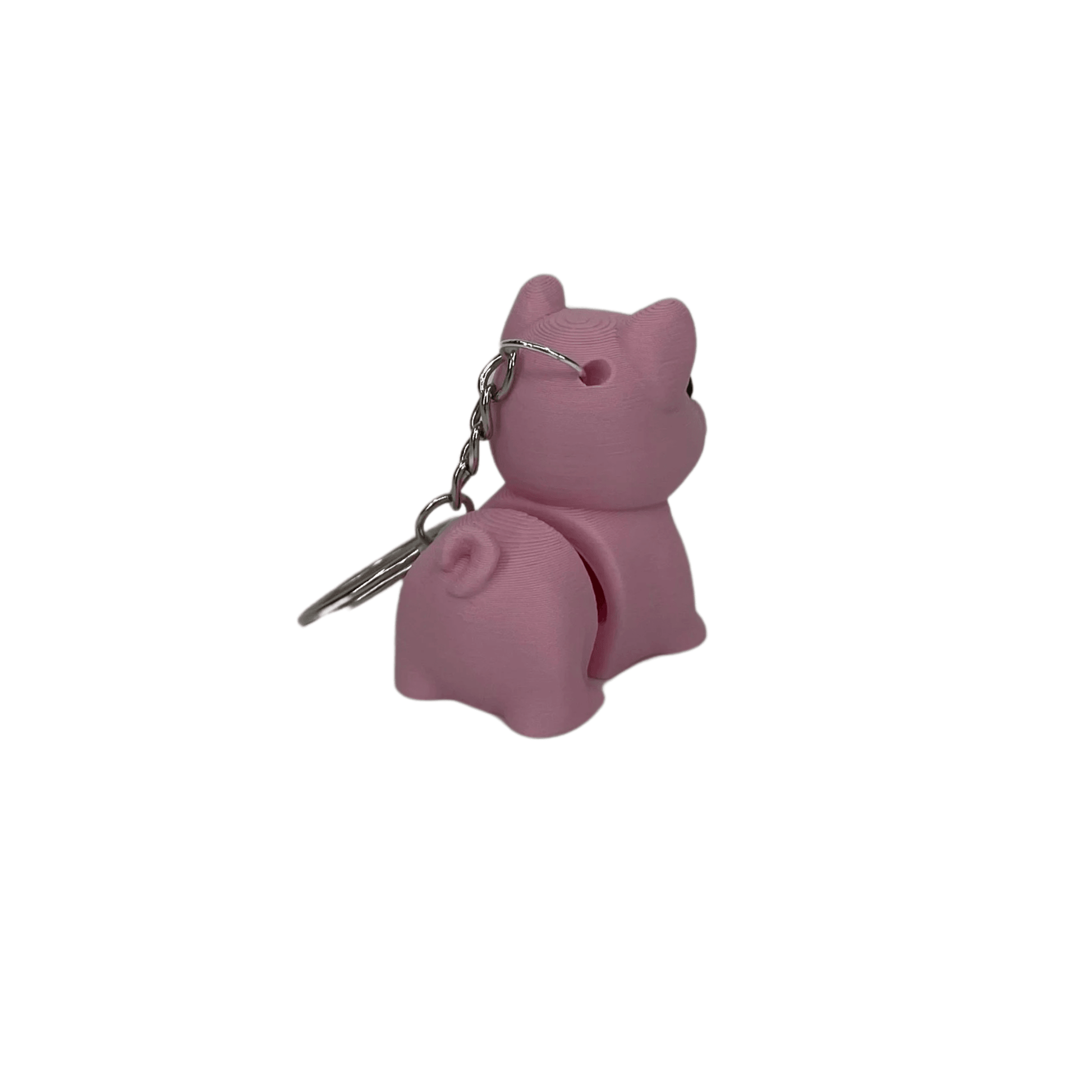 Nyckelring Gris 3D-printad - Figurfabriken3D