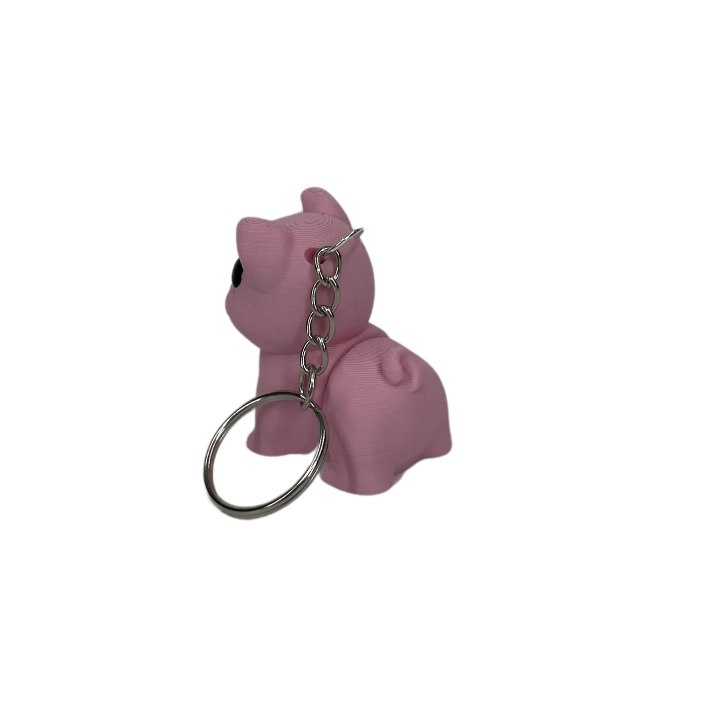 Nyckelring Gris 3D-printad