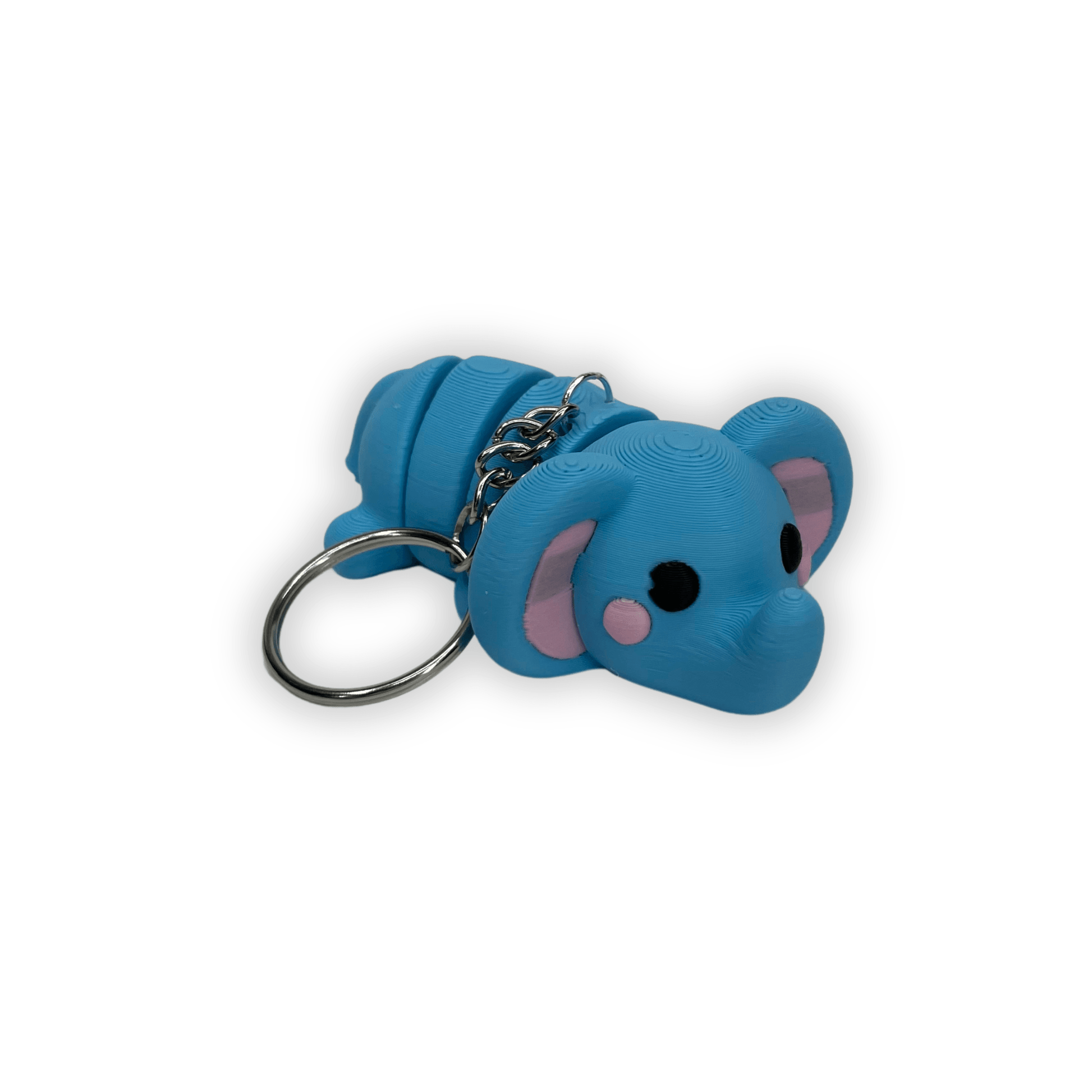 Nyckelring Elefant 3D-printad - Figurfabriken3D