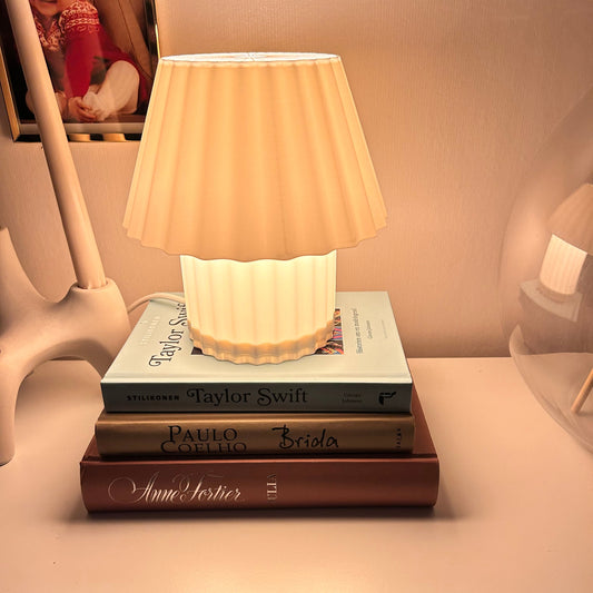 Bordslampa Elsa 19 cm hög vit