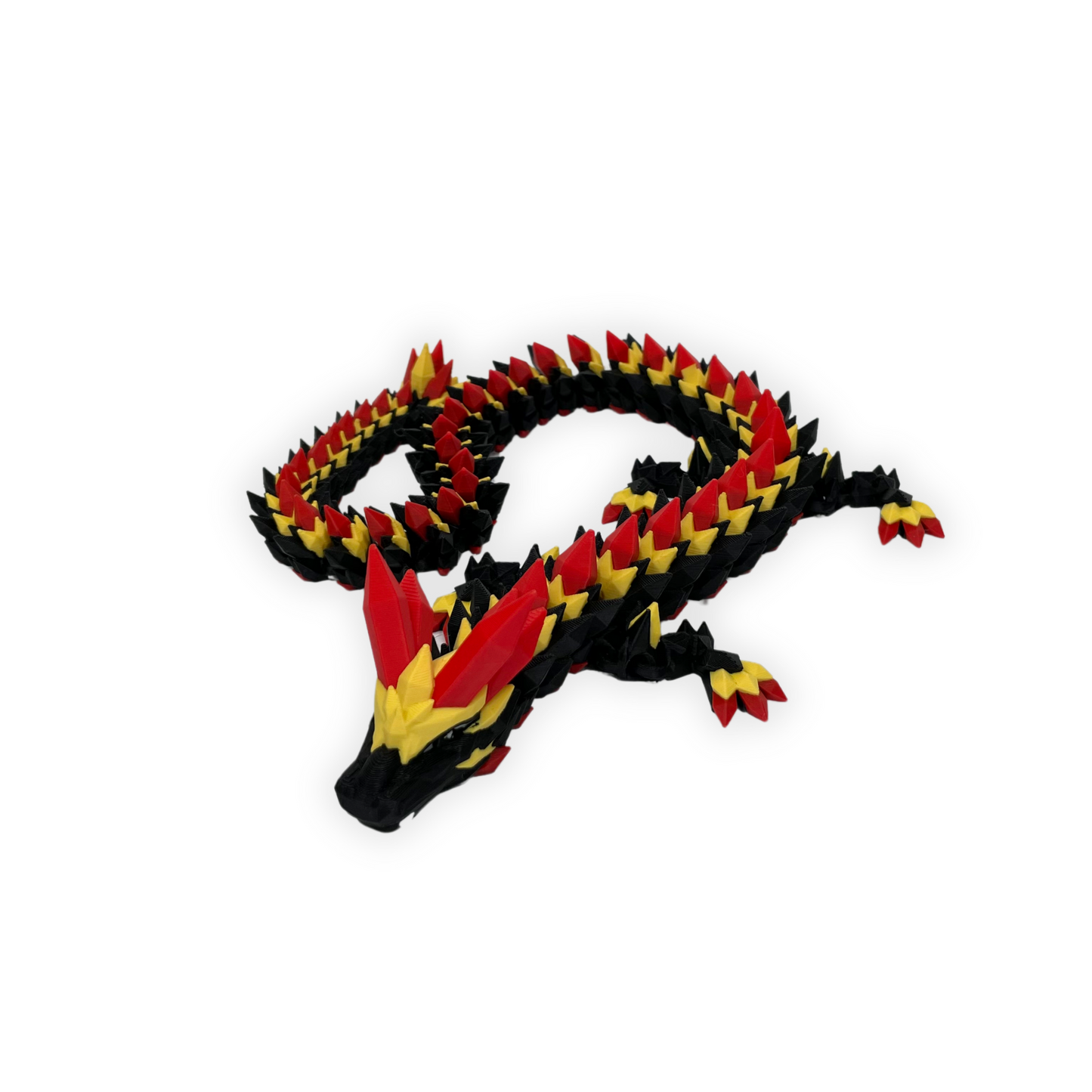 Crystal dragon - 3D printad Brynäsdrake (57cm)
