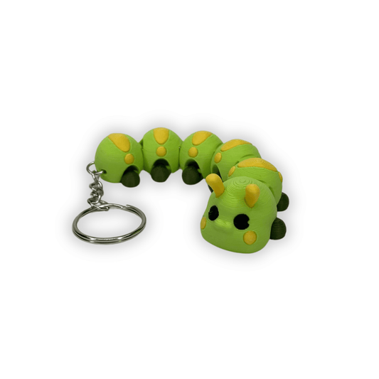 Nyckelring Larv 3D printad