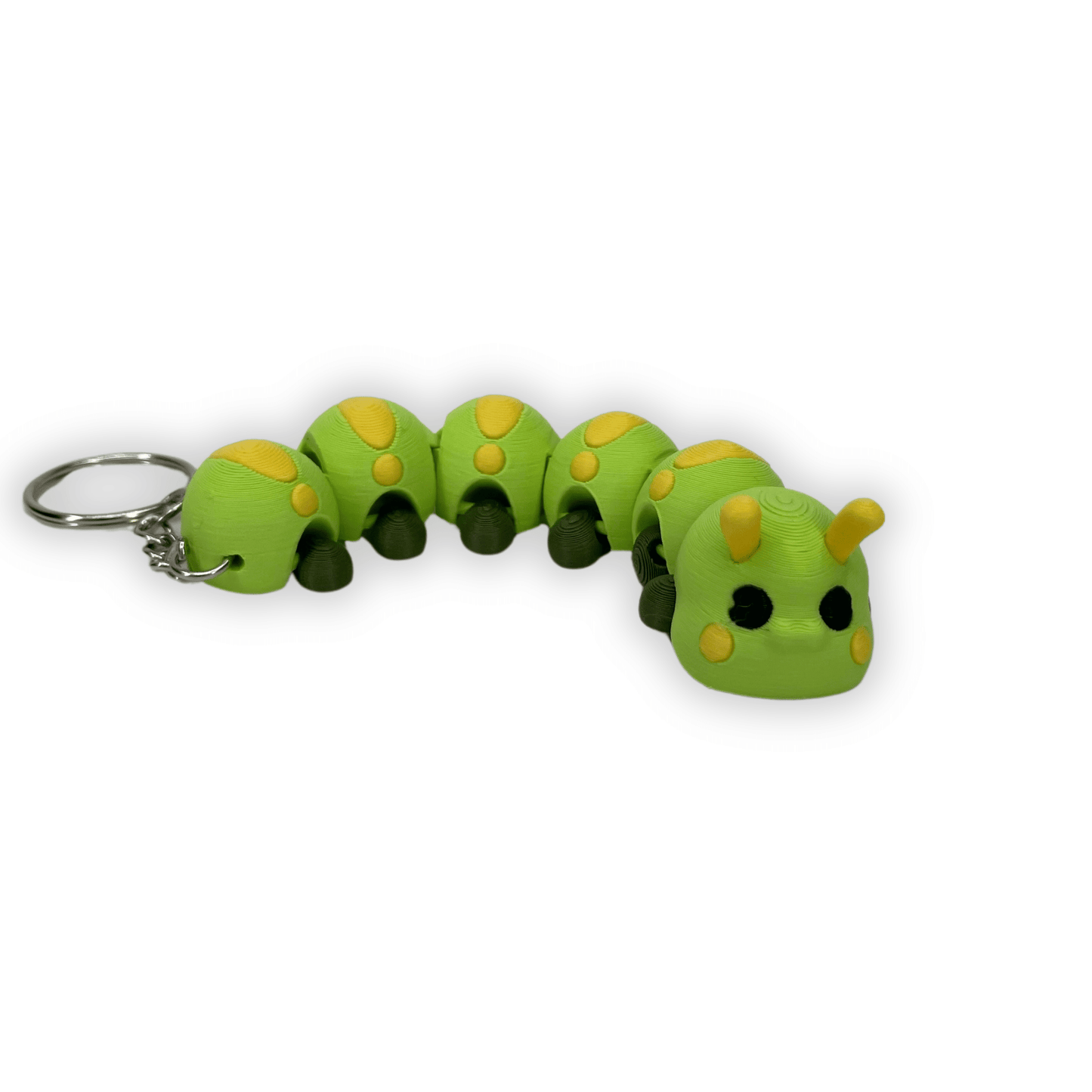 Nyckelring Larv 3D printad