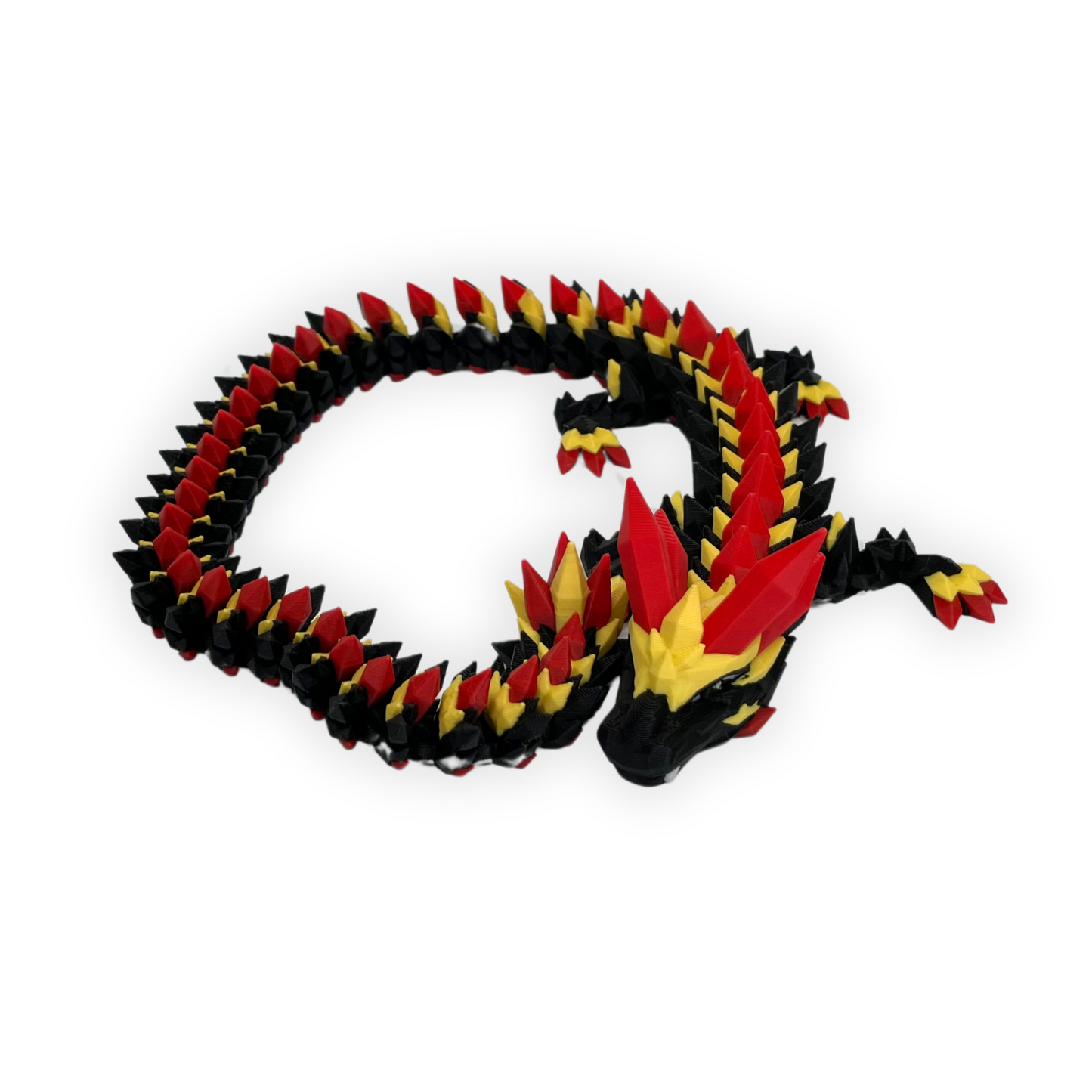 Crystal dragon - 3D printad Brynäsdrake (57cm)