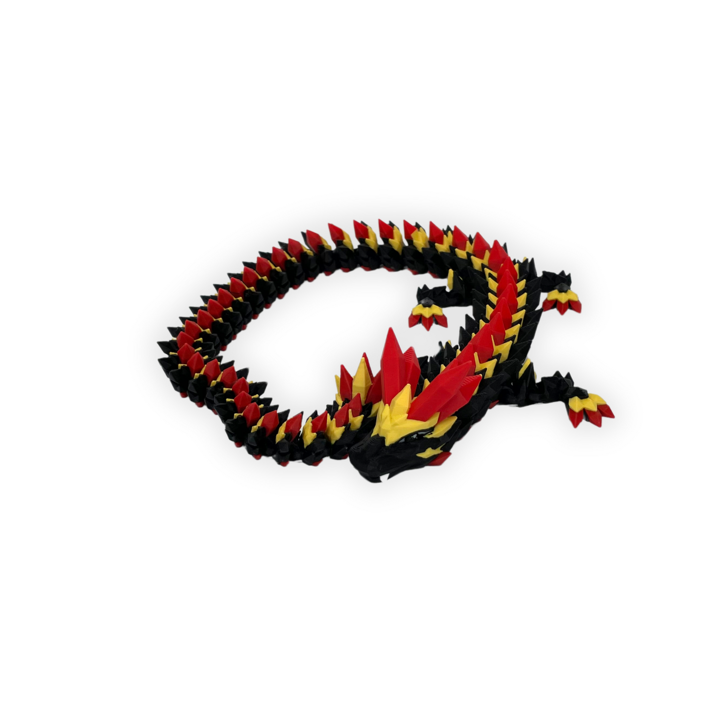 Crystal dragon - 3D printad Brynäsdrake (57cm)