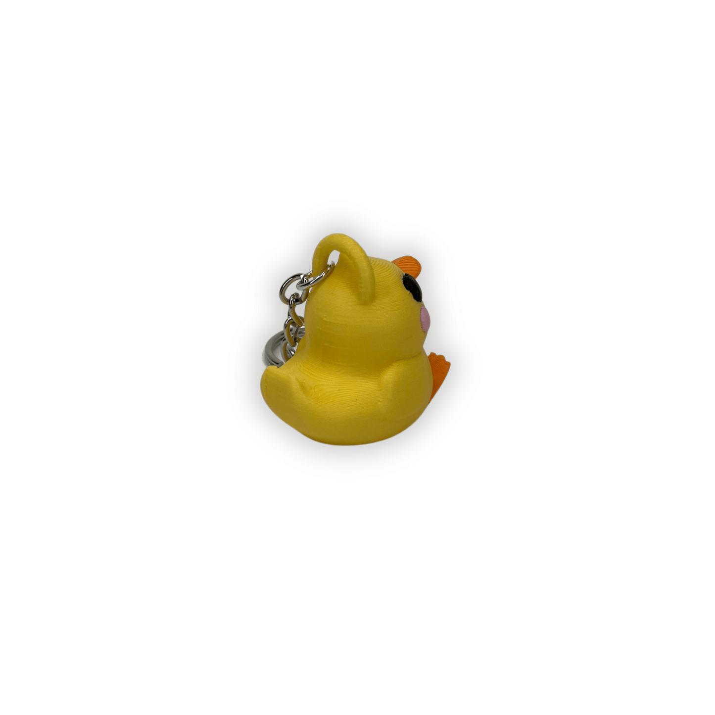 Nyckelring Kyckling gul 3D printad
