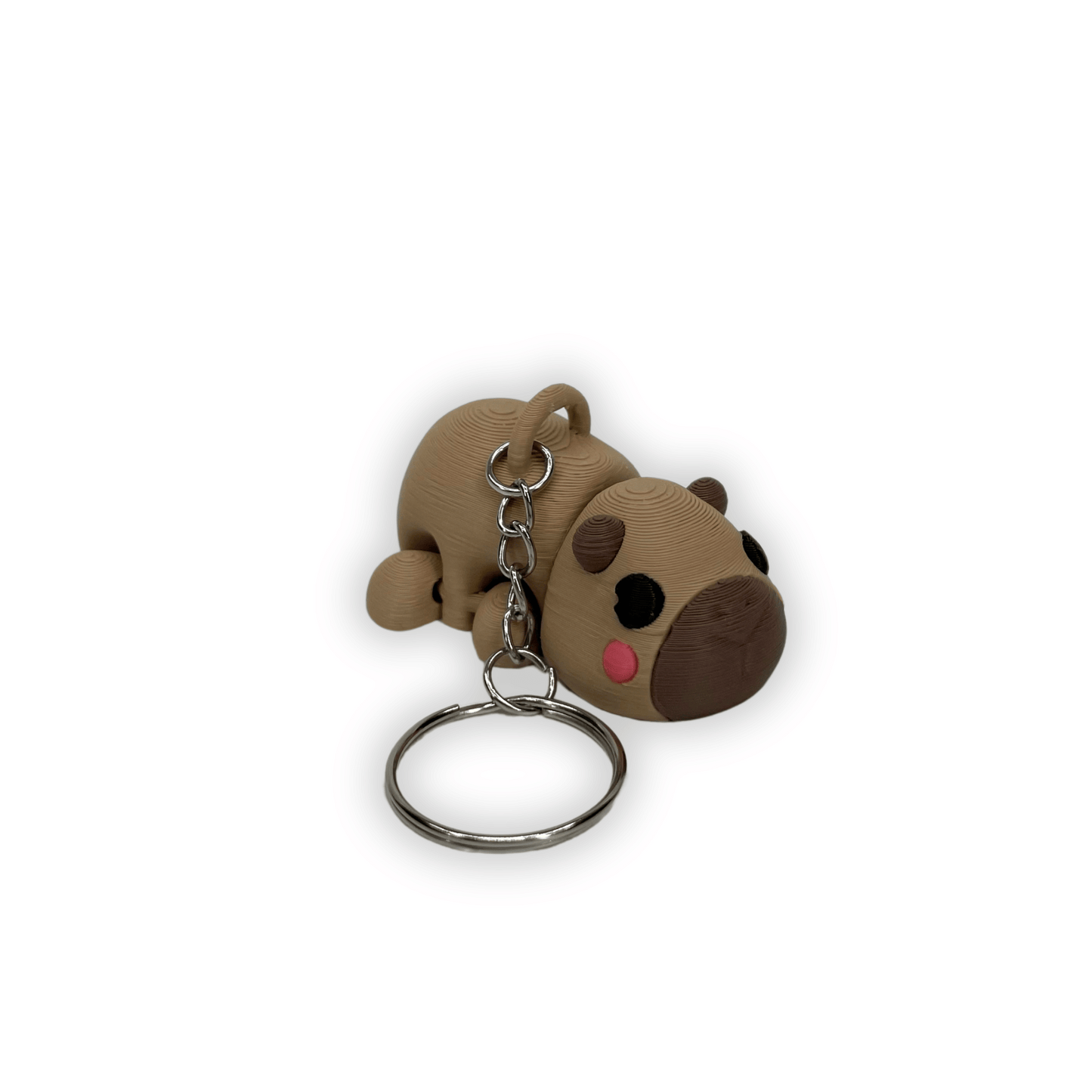 Nyckelring Capybara 2 delad