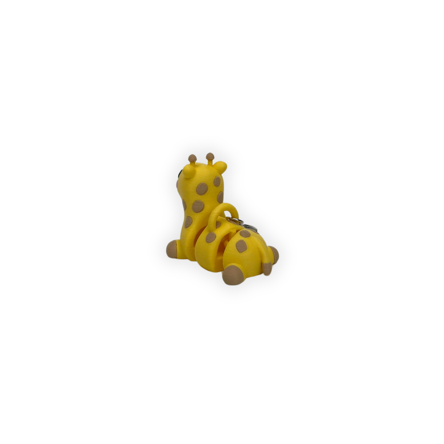 Nyckelring – Gullig giraff 3D printad