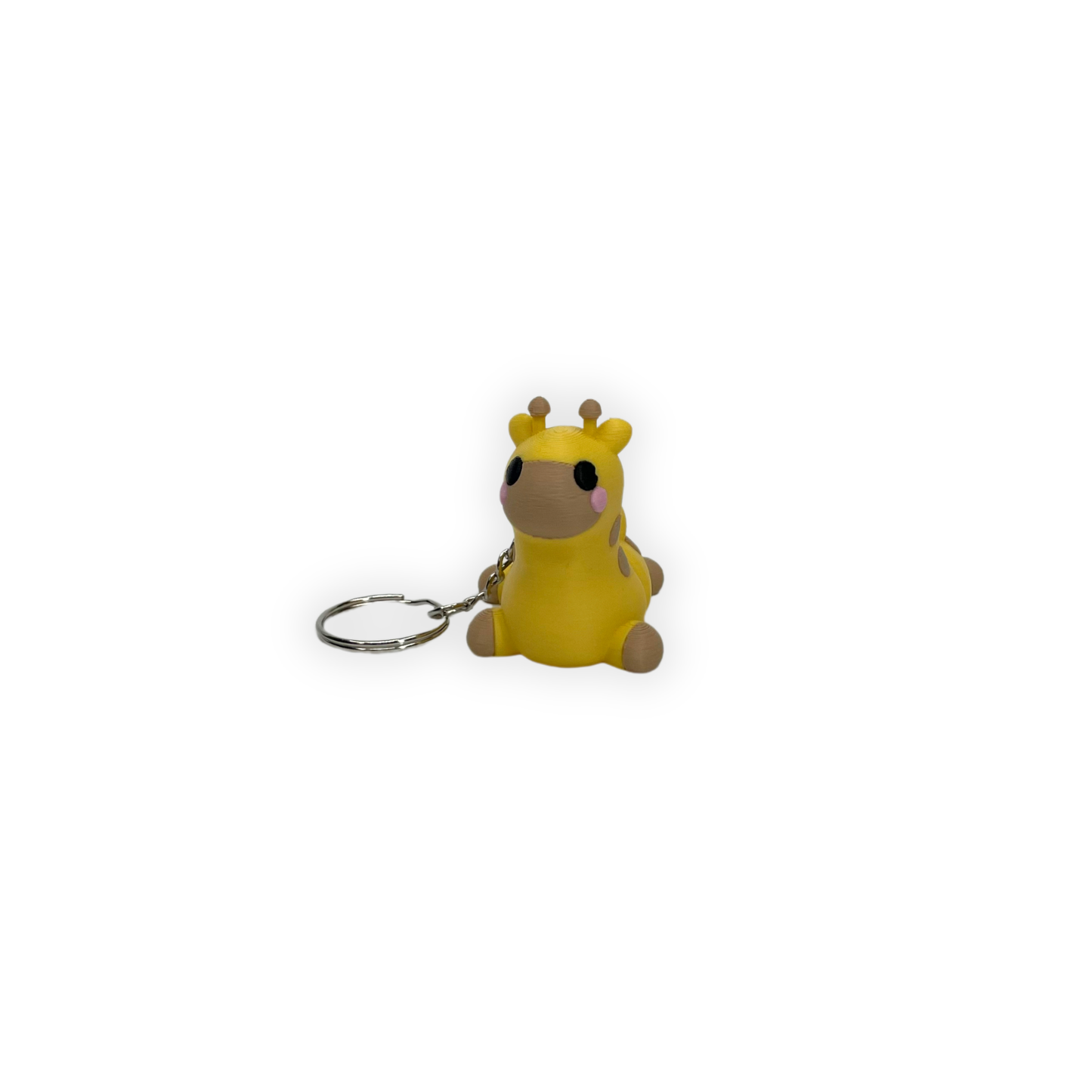 Nyckelring – Gullig giraff 3D printad