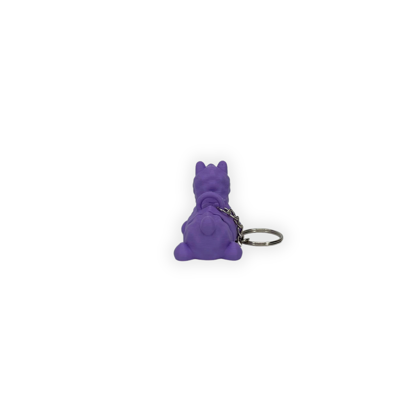 Nyckelring – Lila lama 3D printad