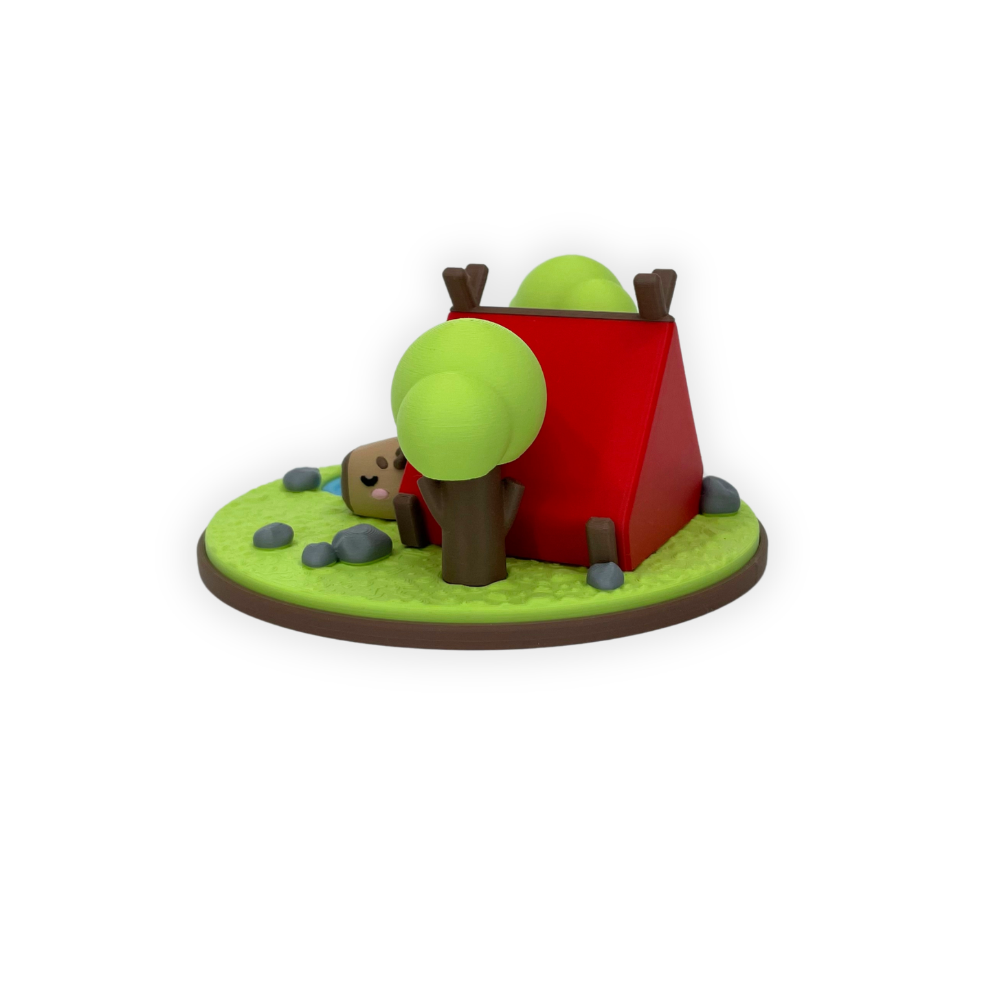 3D-printad Capybara i Campingmiljö
