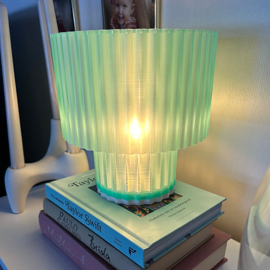 Bordslampa Vera 18.5cm hög ljusgrön