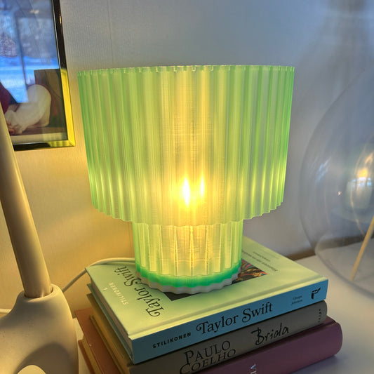 Bordslampa Vera 18.5cm hög ljusgrön