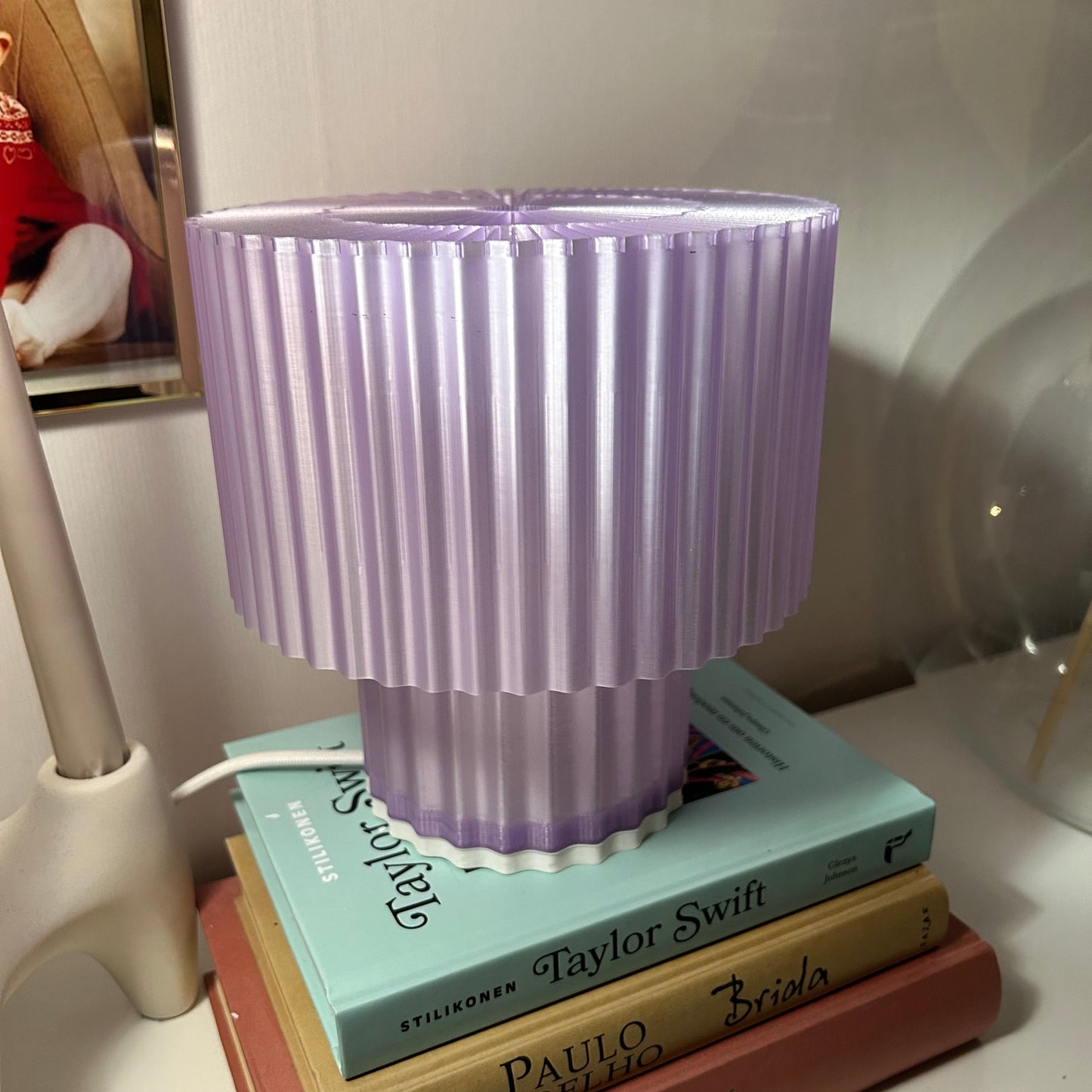 Bordslampa Vera 18.5 cm hög lila