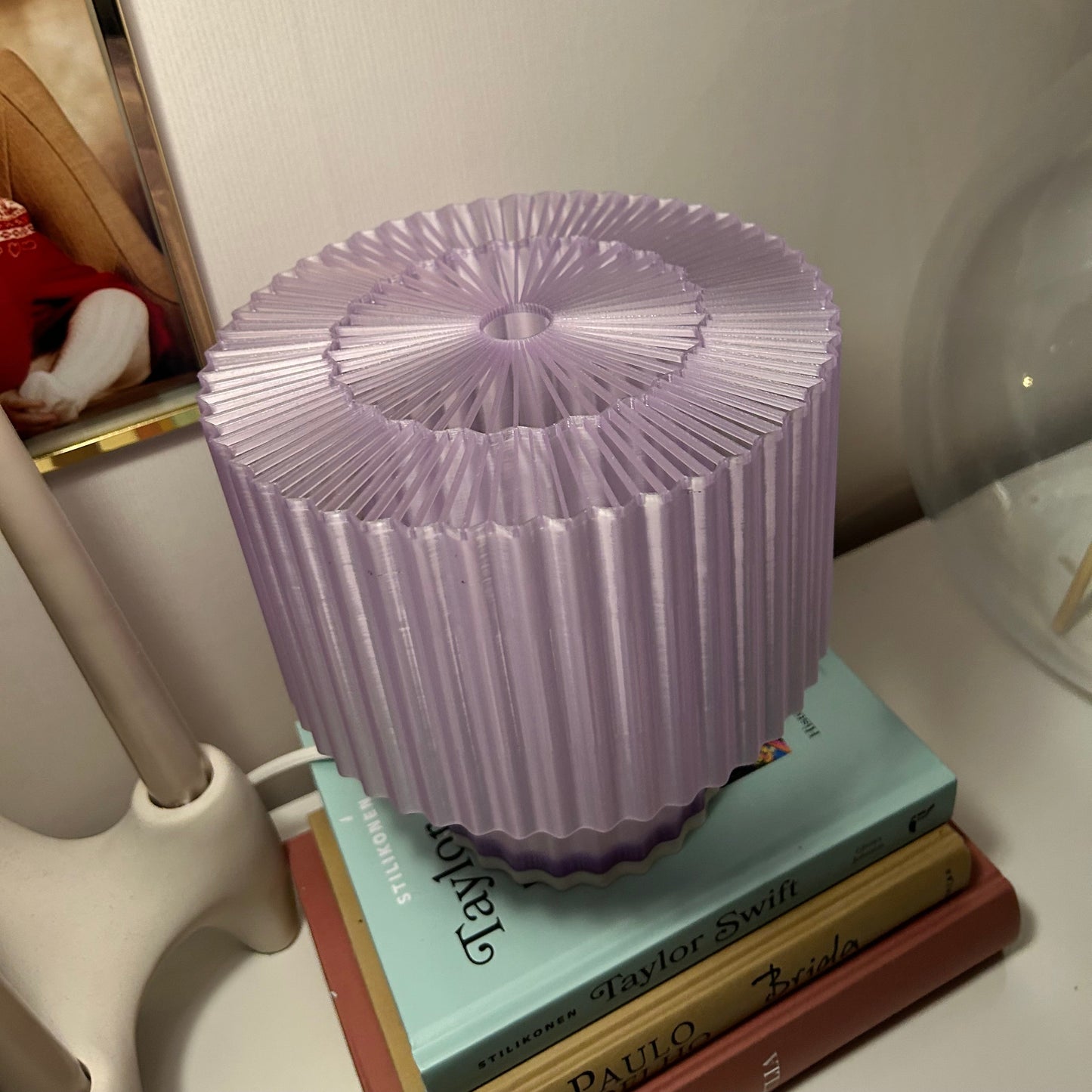 Bordslampa Vera 18.5 cm hög lila